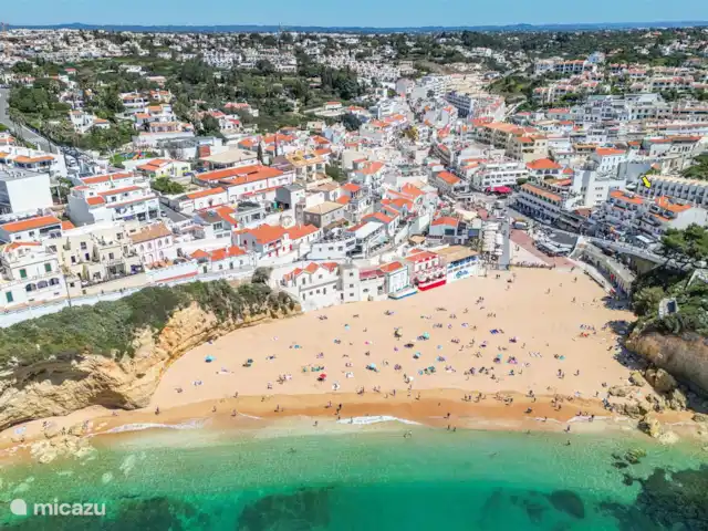 Location de Vacances Portugal, Algarve, Carvoeiro, appartement - Casa Branco Carvoeiro Algarve Le village de Carvoeiro vu du ciel