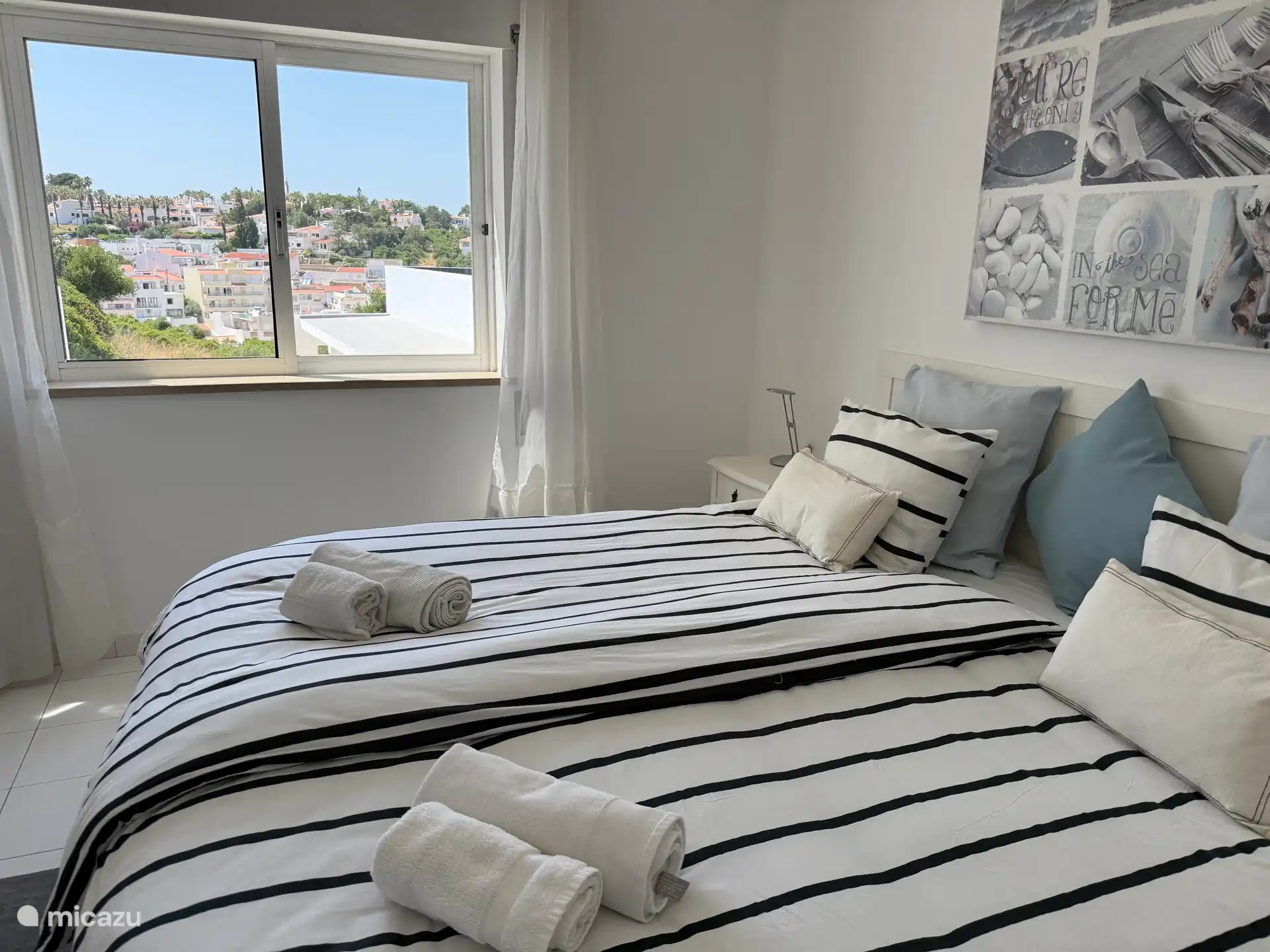 Bedroom with unobstructed views at the quiet back 
