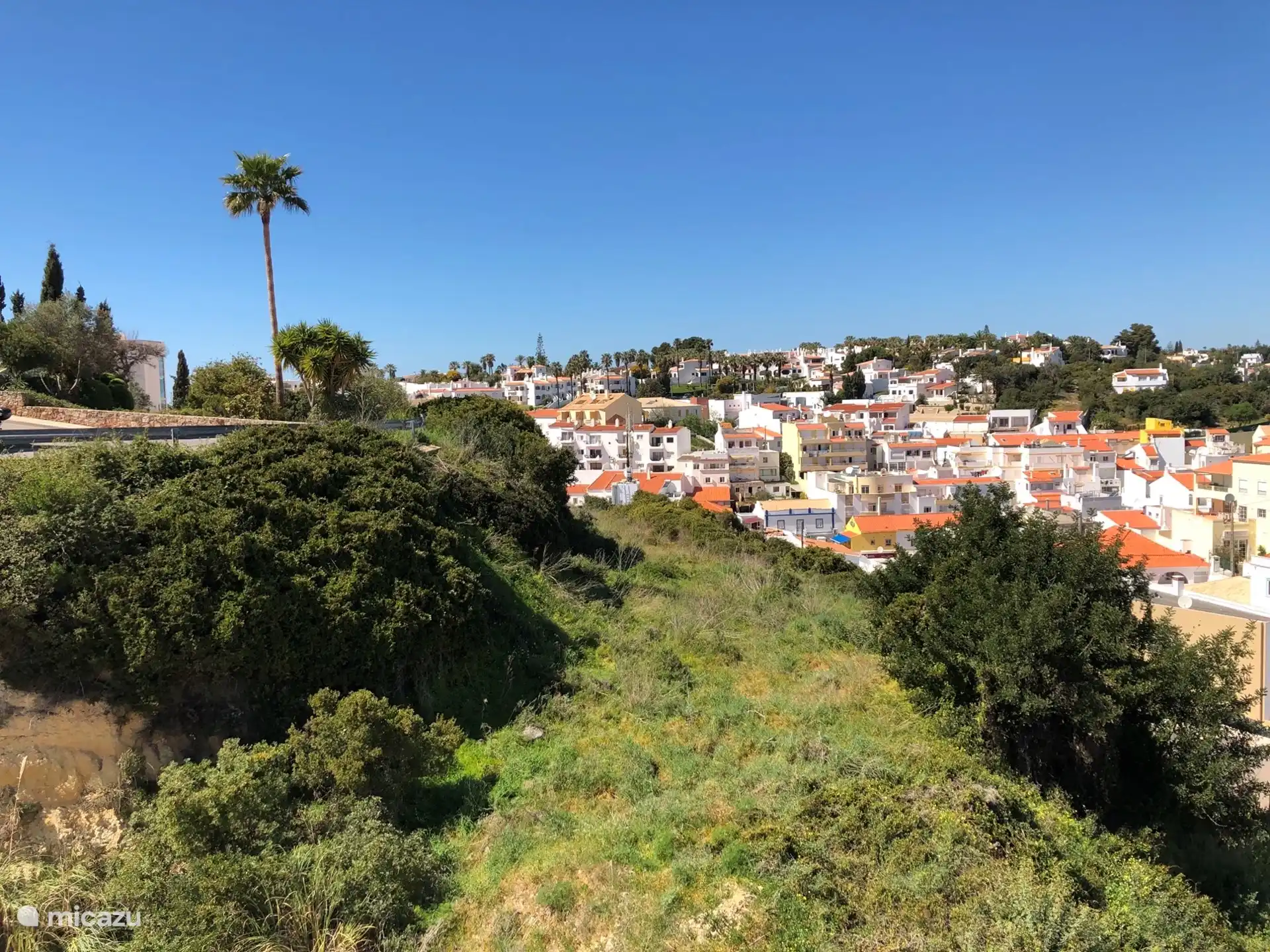 The unobstructed view from balcony