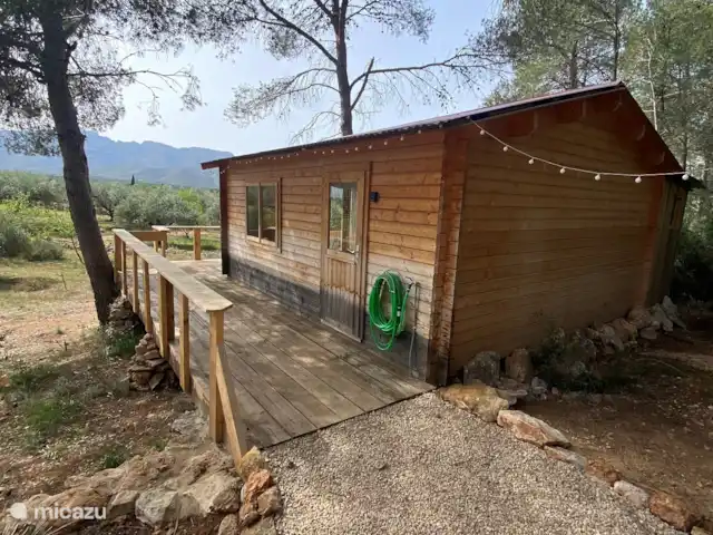 Cabaña L'Ametlla | Espagne, Costa Dorada, Tarragone - cabane en bois / lodge Notre cabane avec la belle vue