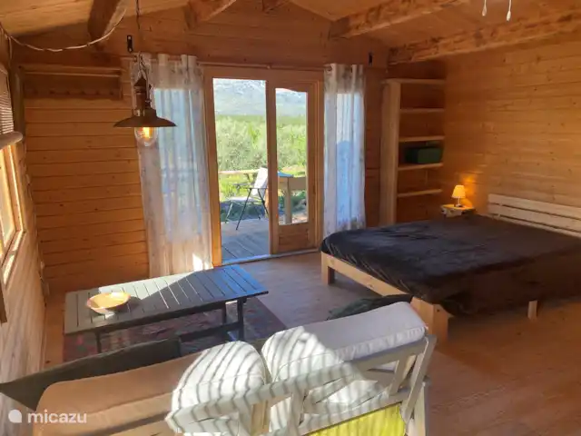 Cabaña L'Ametlla | Espagne, Costa Dorada, Tarragone - cabane en bois / lodge Vous pouvez le voir depuis l'entrée.