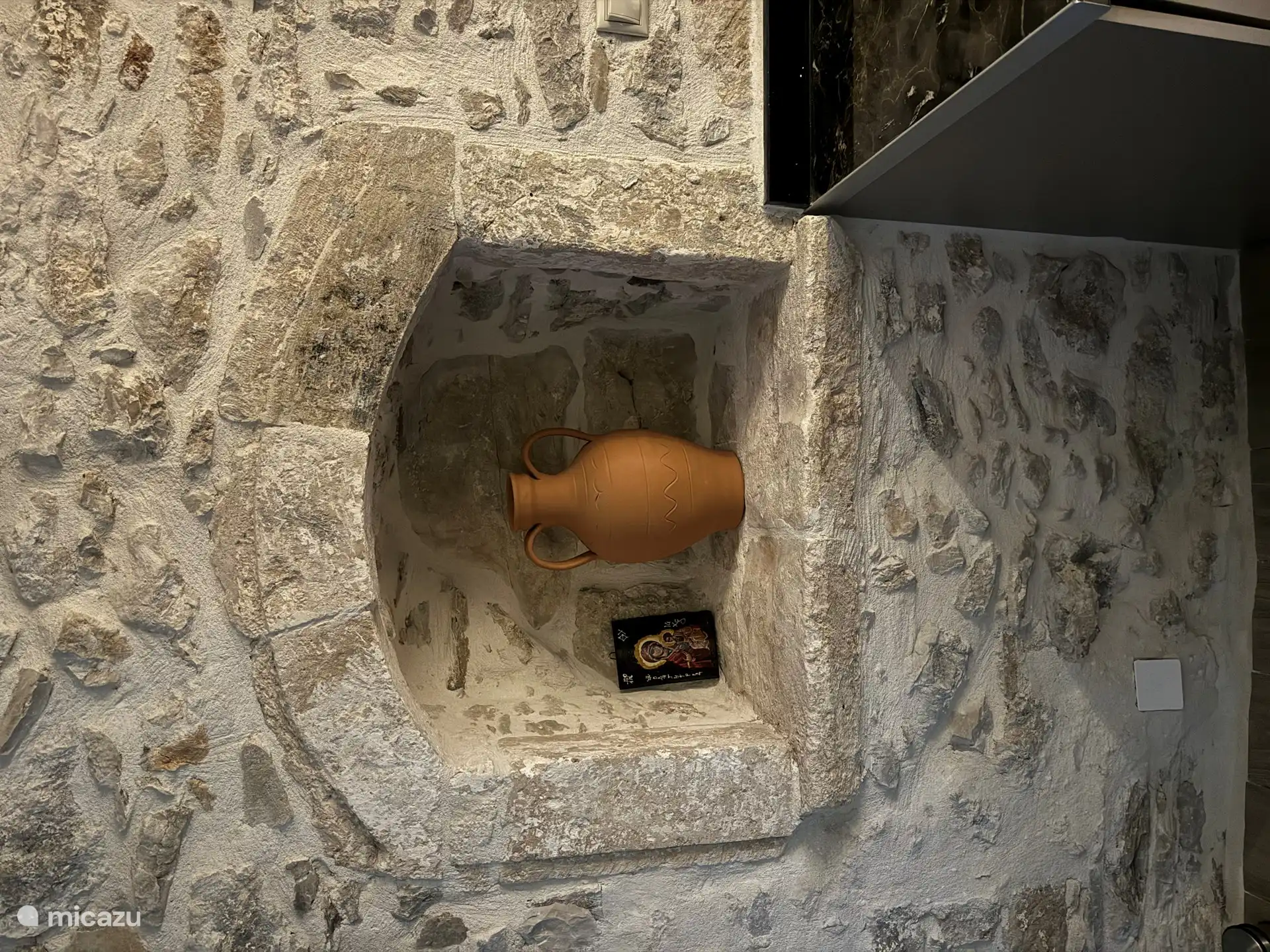 Diese ursprüngliche Nische diente früher als Kühlraum.