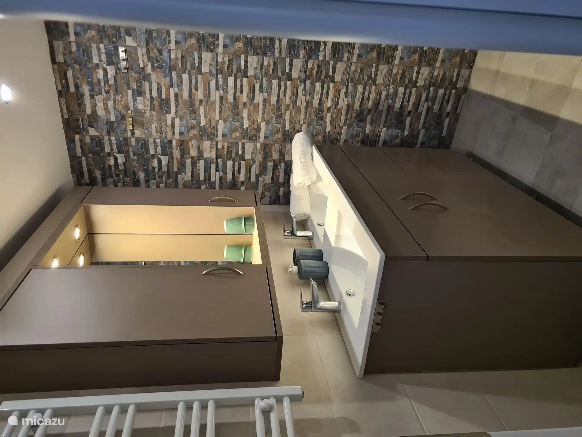 Badezimmer im Erdgeschoss.