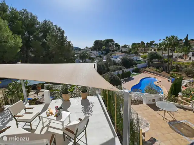 Casa Basta Moraira | Espagne, Costa Blanca, Moraira - maison de vacances Terrasse donnant sur piscine