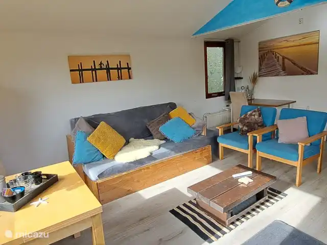 Wandelen, Nederland, Noord-Holland, Schoorldam, tiny house Maries Home Zithoek