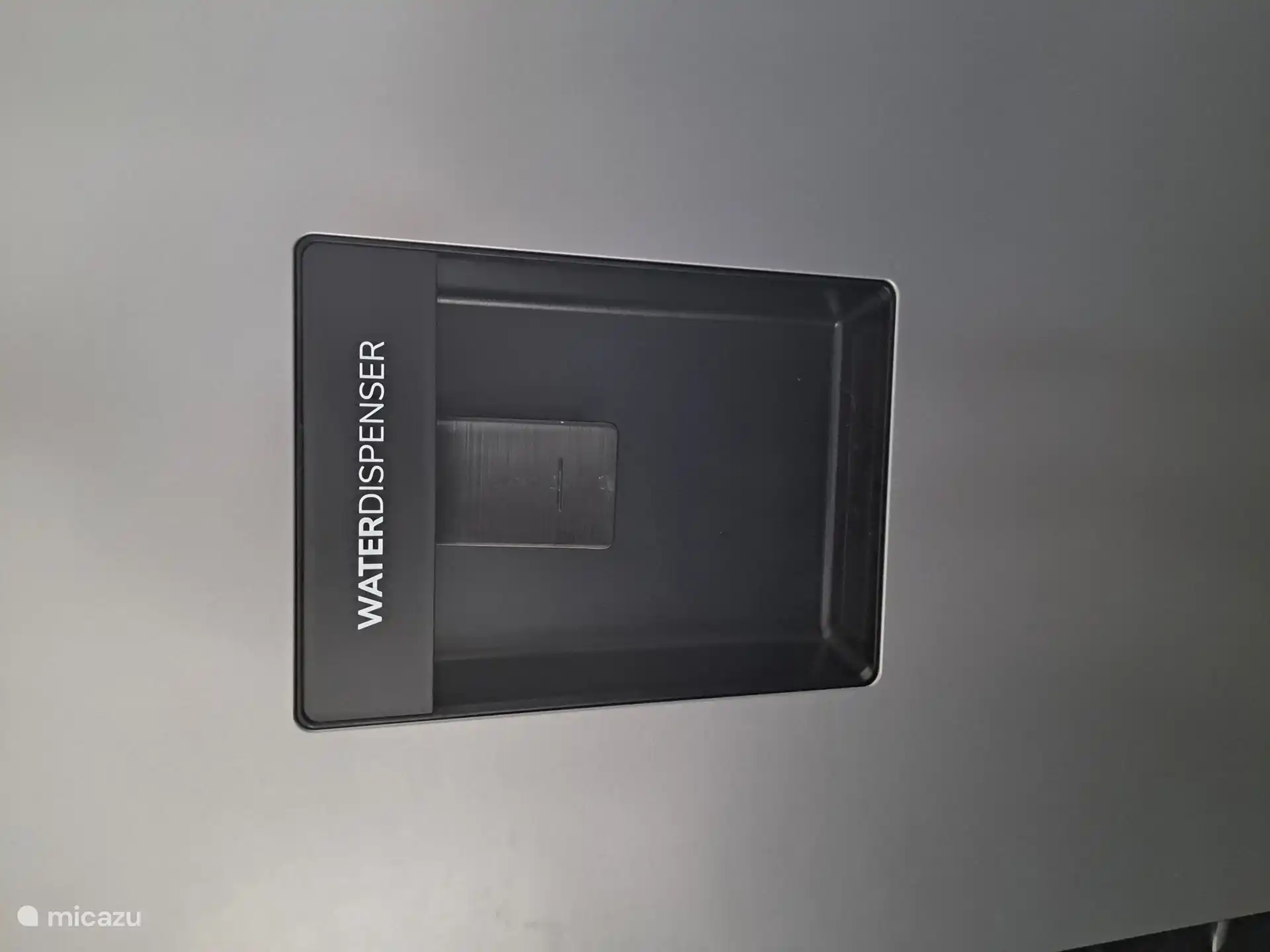 Fill the reservoir in the fridge with water and you can tap delicious cold water