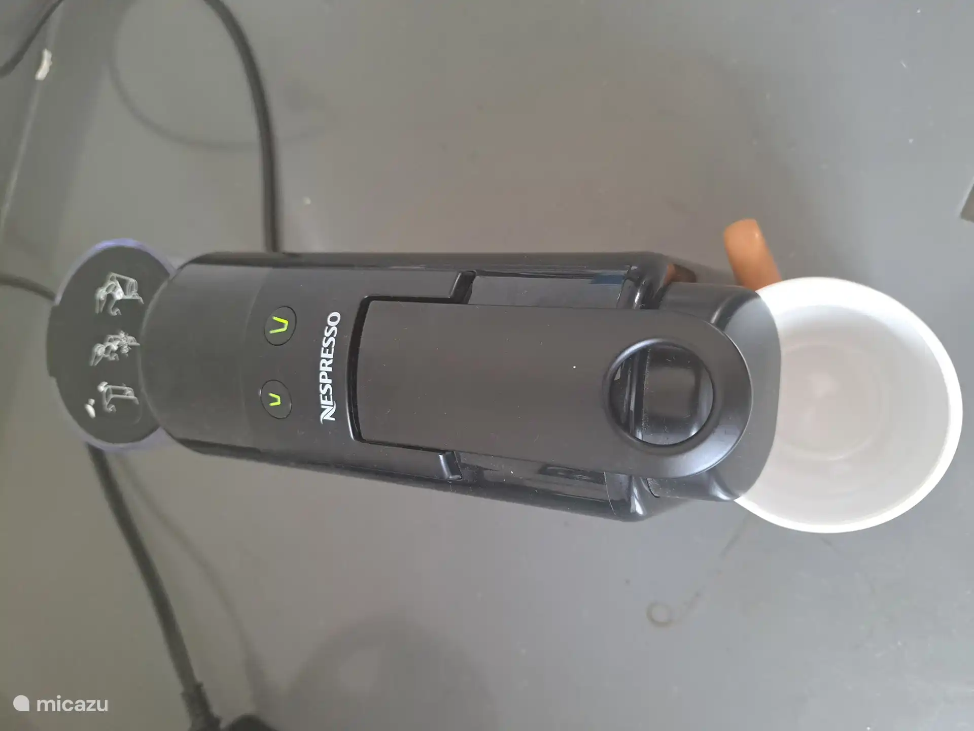 Nespresso machine for much-needed coffee in the morning