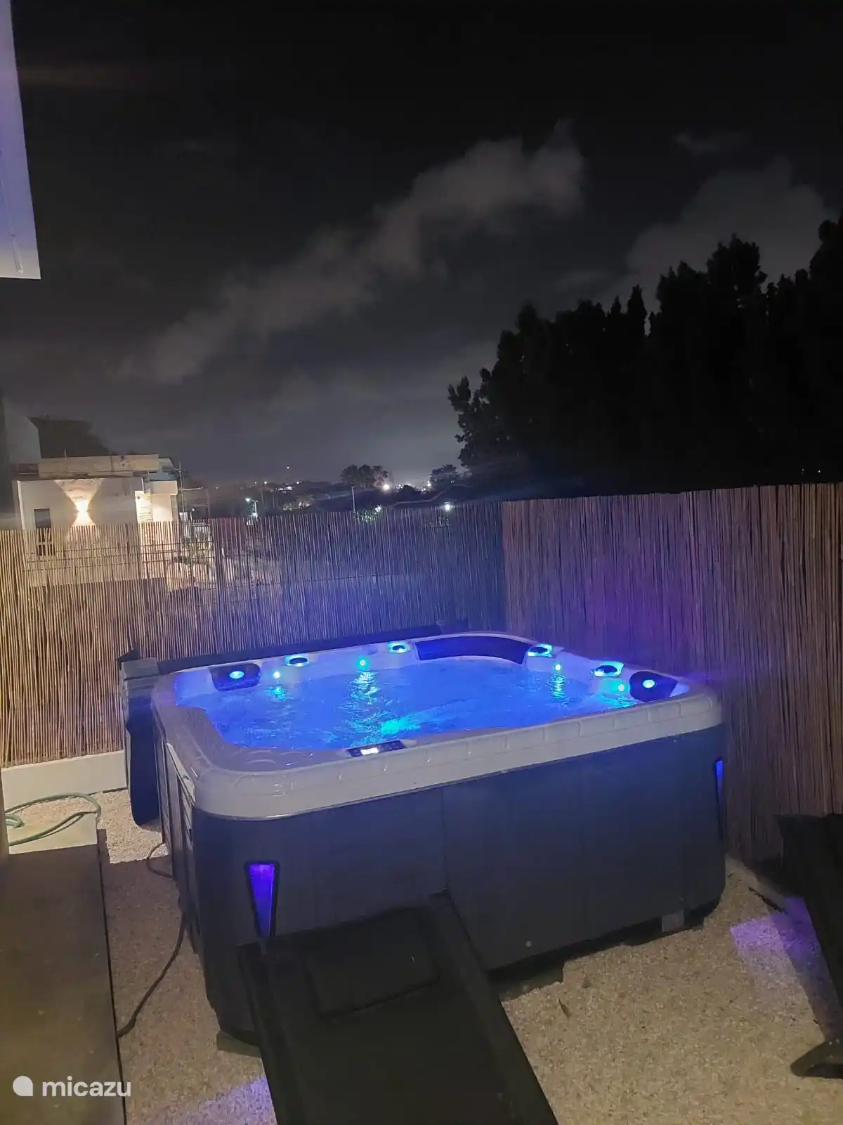 Evening with beautiful lights