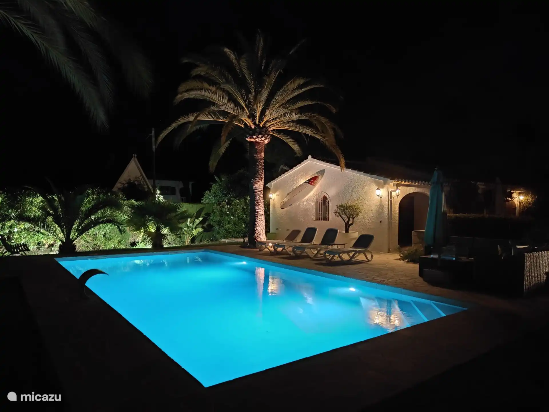 Villa in the evening