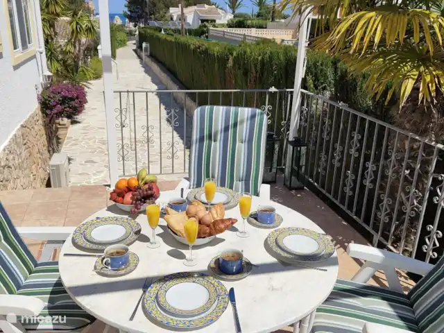 Location de Vacances Espagne, Costa Blanca, Jávea, pension / maison d’hôtes / chambre privée - Jávea; seaview, jacuzzi, pool Terrasse