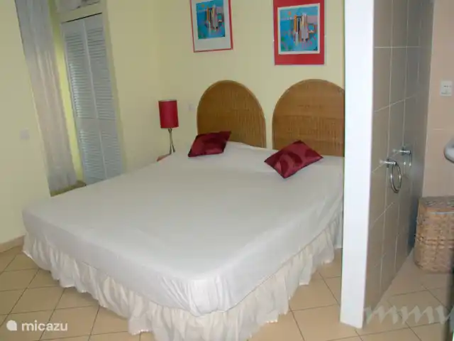 Appartement met waanzinnig zeezicht huren in Curaçao, Curacao-Midden, Willemstad - appartement Master slaapkamer