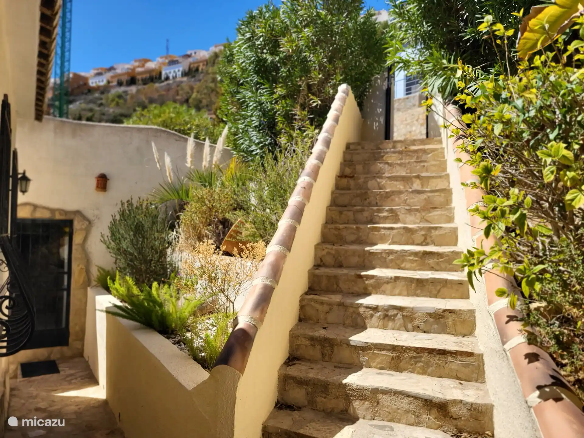 Stairs from the parking 