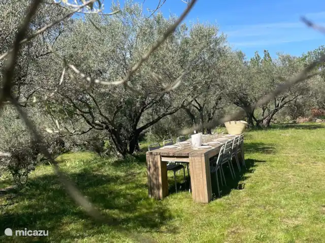 Villa Verger | France, Gard, Saint-Michel-d'Euzet - villa Belle table à manger spacieuse pour un bon long dîner