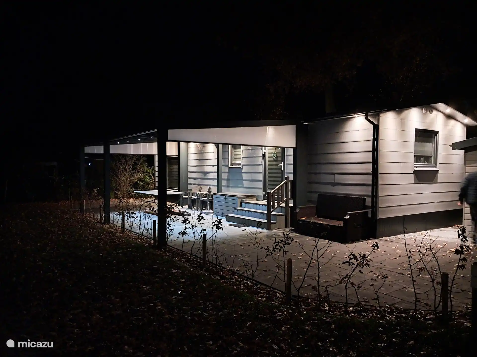 Ambiente romántico por las noches.