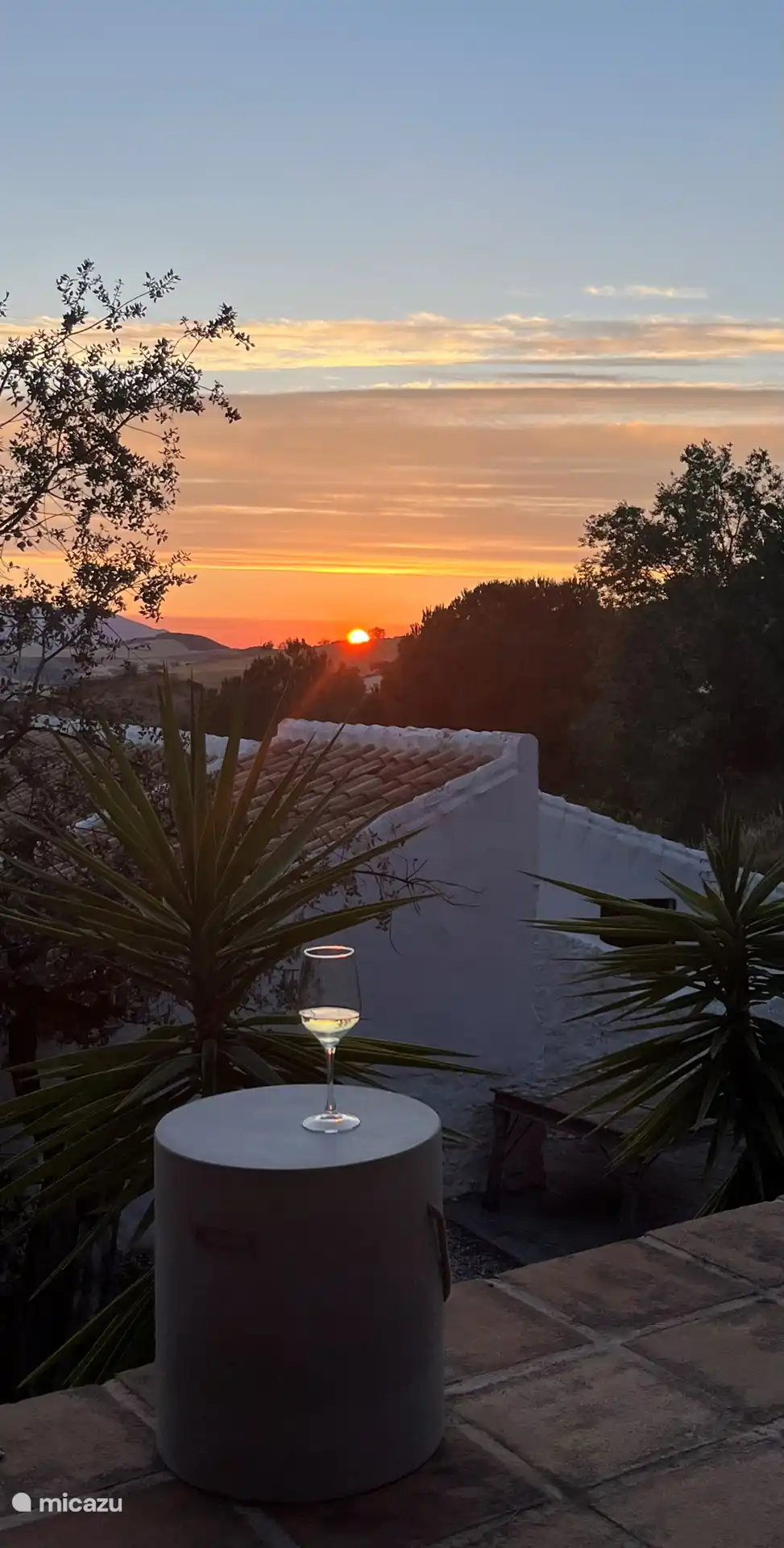 Und zusehen, wie die Sonne untergeht.