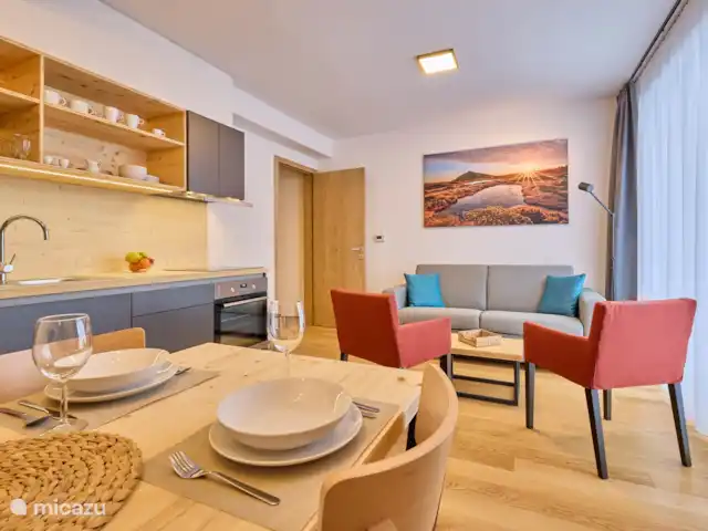 Krakonos residence 2-2 huren in Tsjechië, Hradec Králové, Pec Pod Snezkou - appartement woonkamer met WIFI en TV