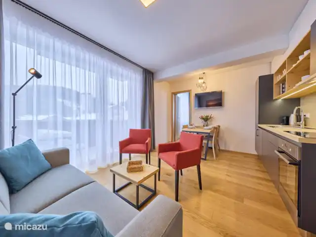 Krakonos residence 2-2 huren in Tsjechië, Hradec Králové, Pec Pod Snezkou - appartement woonkamer en keuken