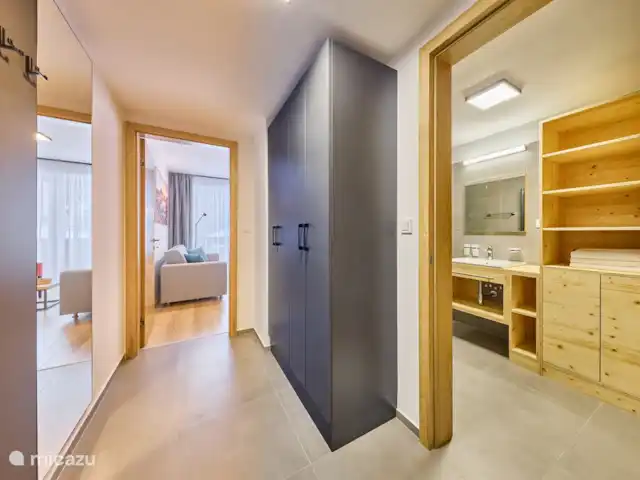 Krakonos residence 2-2 huren in Tsjechië, Hradec Králové, Pec Pod Snezkou - appartement gang met opbergruimte