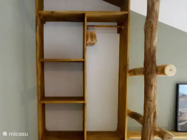 Mas de Pau - Apartamento Pino huren in Spanje, Aragón, Fuentespalda - landhuis / kasteel kast slaapkamer