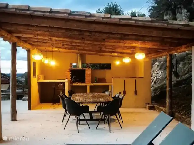 Mas de Pau - Apartamento Carrasca huren in Spanje, Aragón, Fuentespalda - landhuis / kasteel buitenkeuken