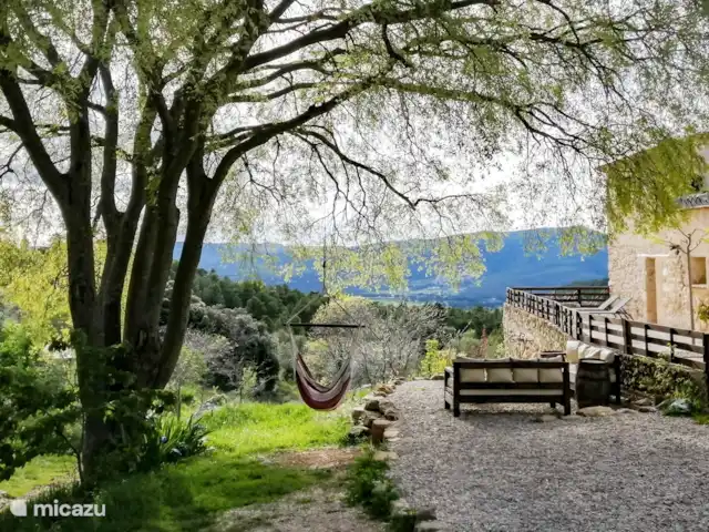 Mas de Pau - Apartamento Carrasca huren in Spanje, Aragón, Fuentespalda - landhuis / kasteel tuin