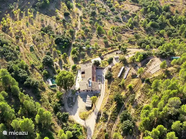Mas de Pau - Apartamento Almendro huren in Spanje, Aragón, Fuentespalda - landhuis / kasteel luchtfoto