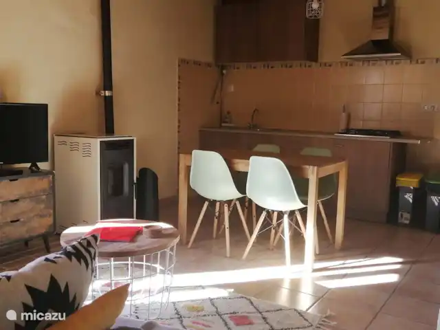 Mas de Pau - Apartamento Almendro huren in Spanje, Aragón, Fuentespalda - landhuis / kasteel eetkamer/keuken