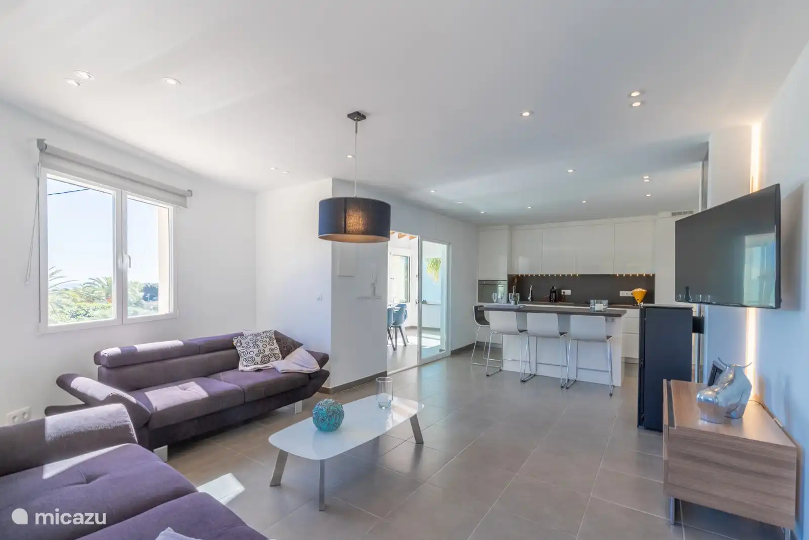 Sitzecke im Obergeschoss der Villa