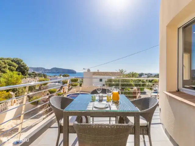 villa en España, Costa Blanca, Moraira – Casa Sol Y Mar Moraira Dormitorio principal con terraza