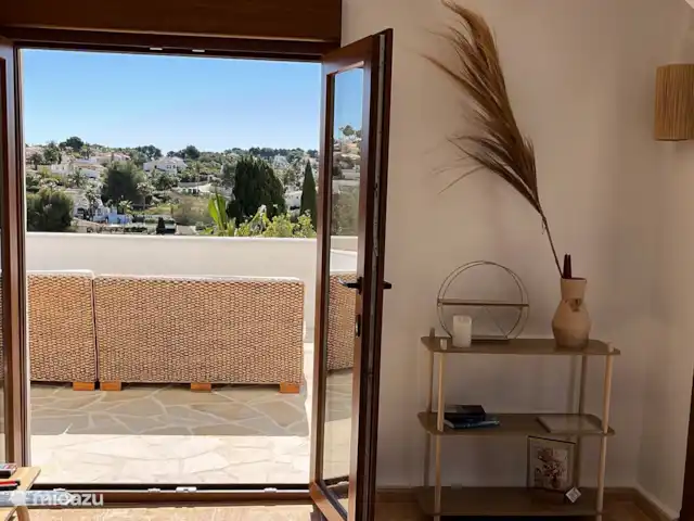 Villa Salvia en España, Costa Blanca, Benissa - villa ¡Desde la sala de estar en la planta baja y la gran terraza tiene una hermosa vista!