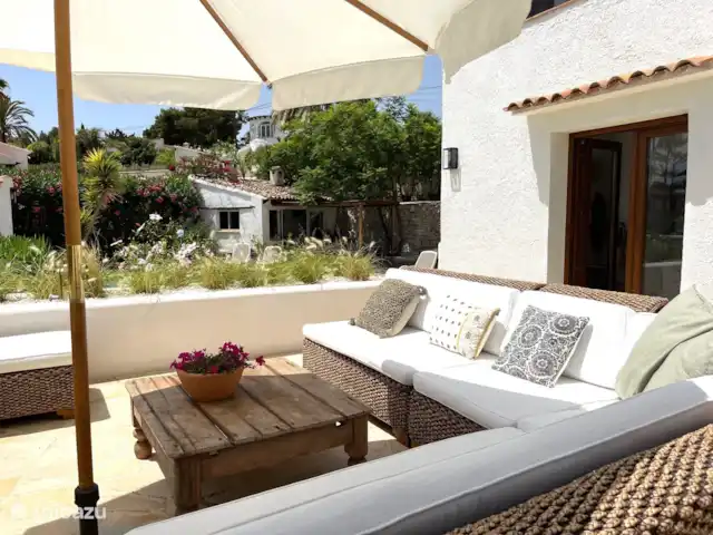 Villa Salvia en España, Costa Blanca, Benissa - villa ¡Disfruta del juego de salón de mimbre!