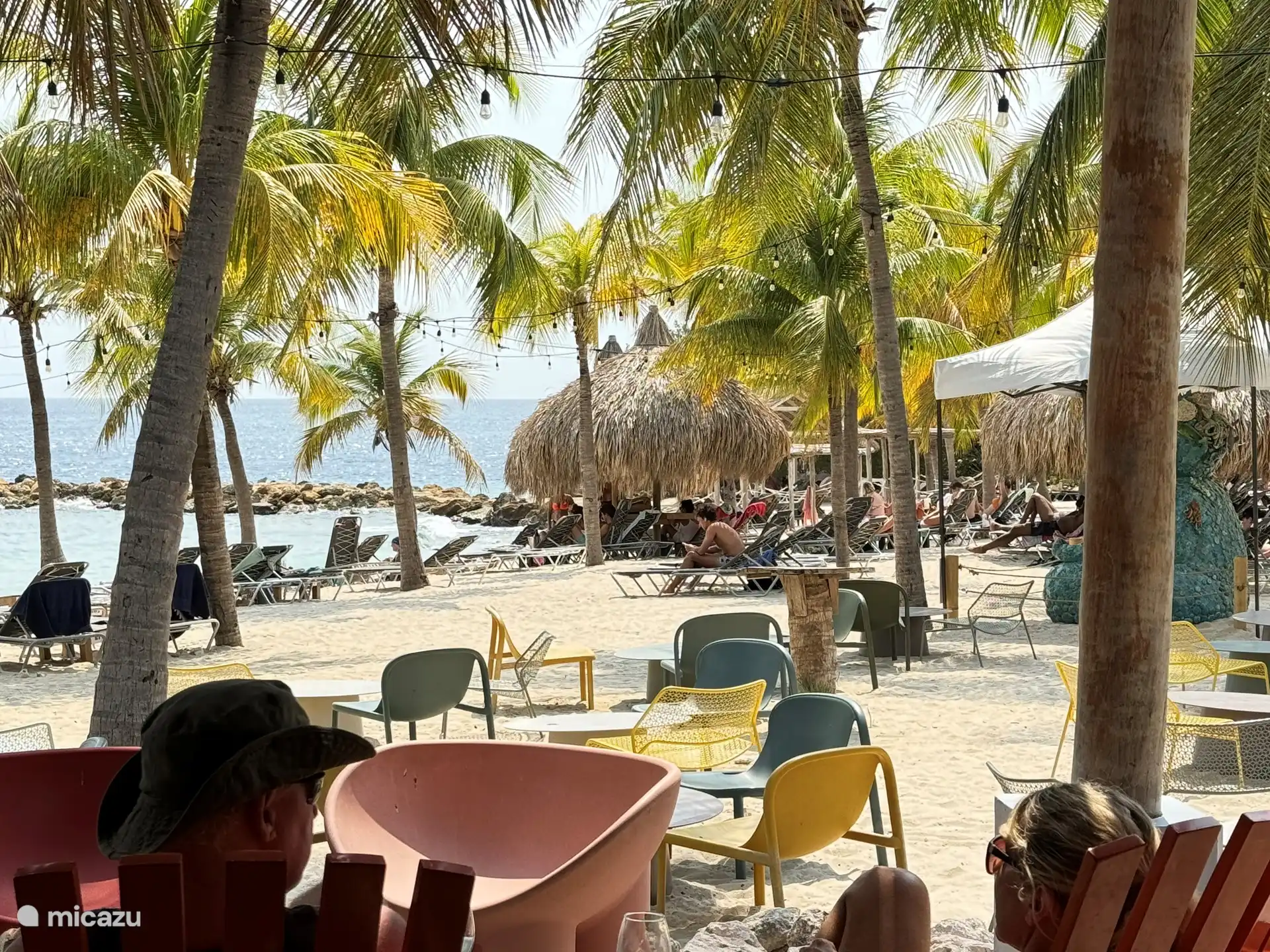 view from Blue Bay bar