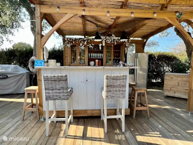 Villa Marie-Ange en Francia, Costa Azul, Grimaud - casa vacacional barra al aire libre