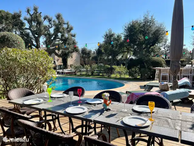 Villa Marie-Ange en Francia, Costa Azul, Grimaud - casa vacacional Piscina