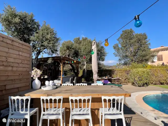 Villa Marie-Ange en Francia, Costa Azul, Grimaud - casa vacacional Piscina