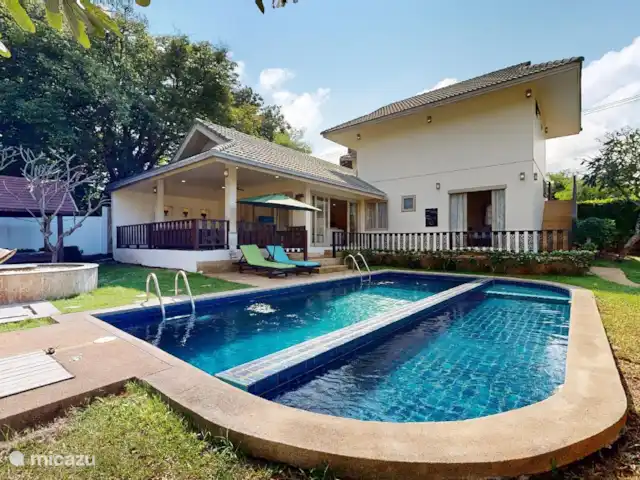Location de Vacances Thaïlande, Ko Samui, Koh Samui, villa - Villa de luxe de 6 chambres à coucher à Samui piscine et bâtiment principal