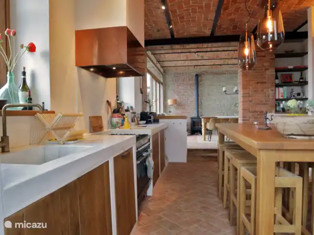 Casa Rinaldi  | Italie, Piémont, Monforte D Alba - maison de vacances Cuisine avec toutes les commodités.