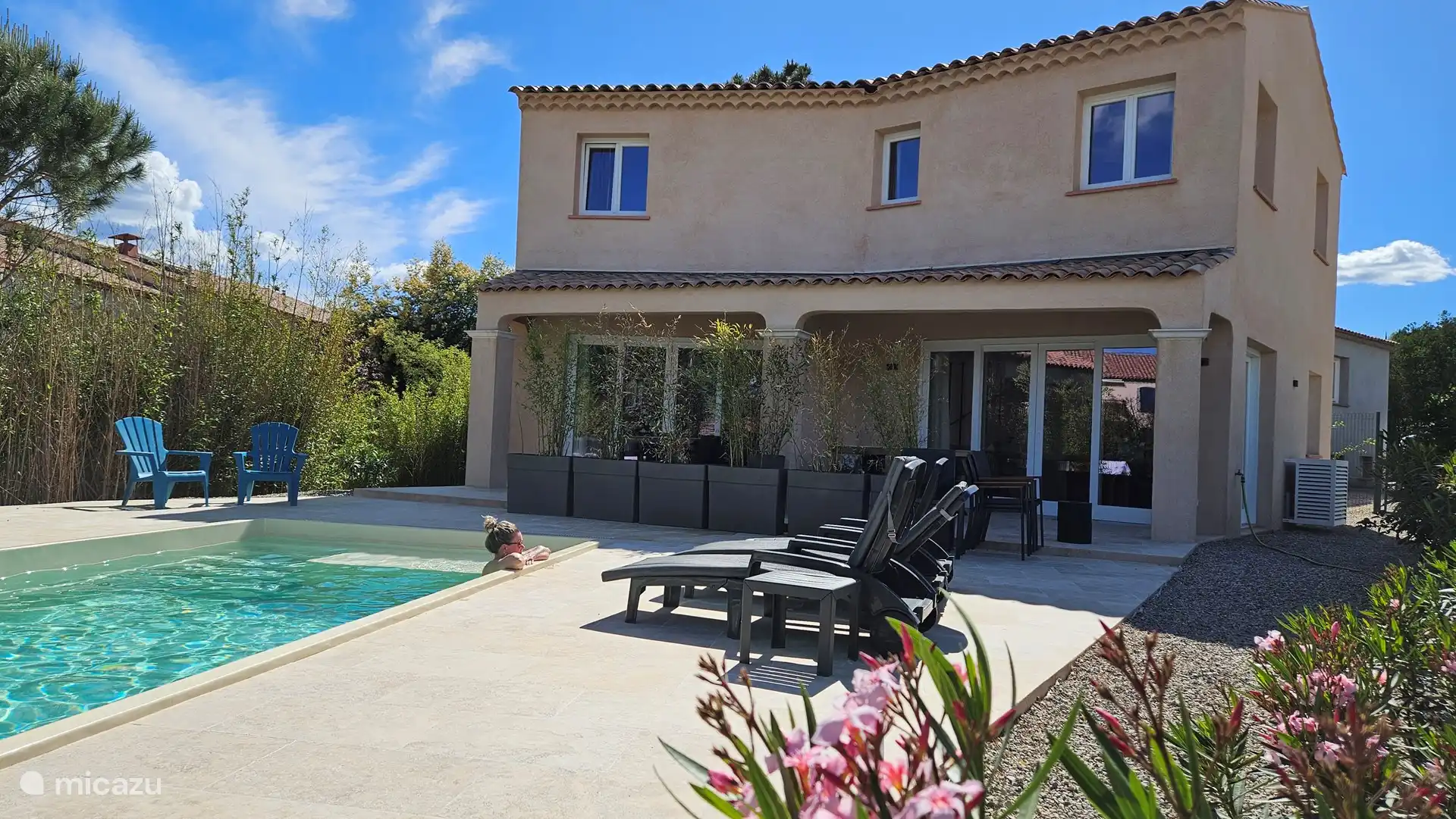 casa vacacional, Le Plan-de-la-Tour, Costa Azul, Francia - Casa de bambú