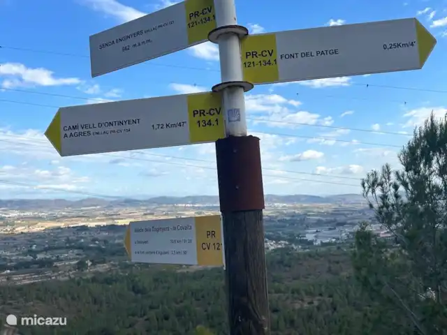 Villa Morera en España, Valencia, Albaida - villa A tiro de piedra de la casa, varias rutas a pie y en bicicleta con bonitas vistas.