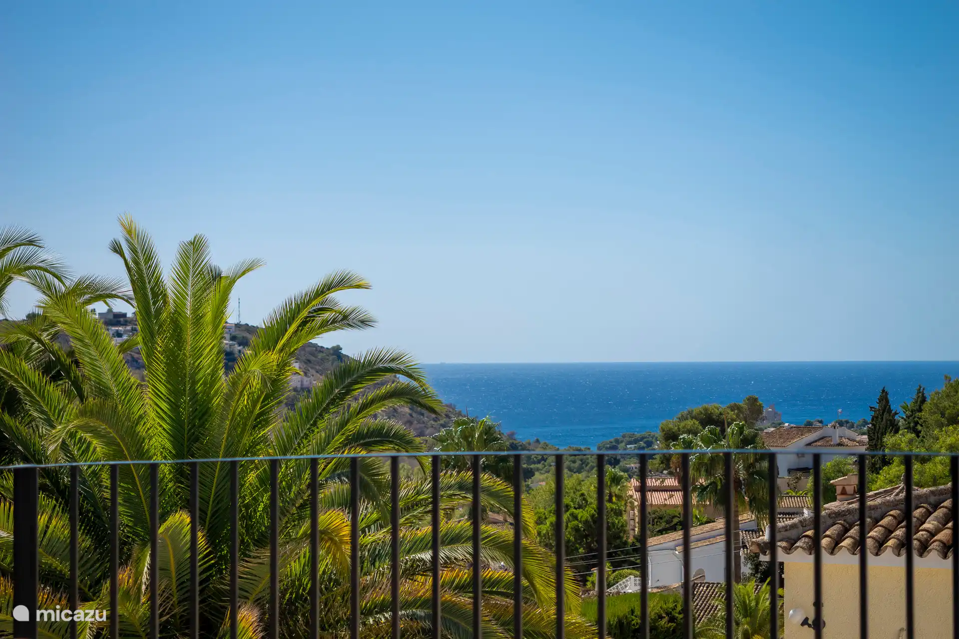 Vue sur la mer depuis le niveau de vie