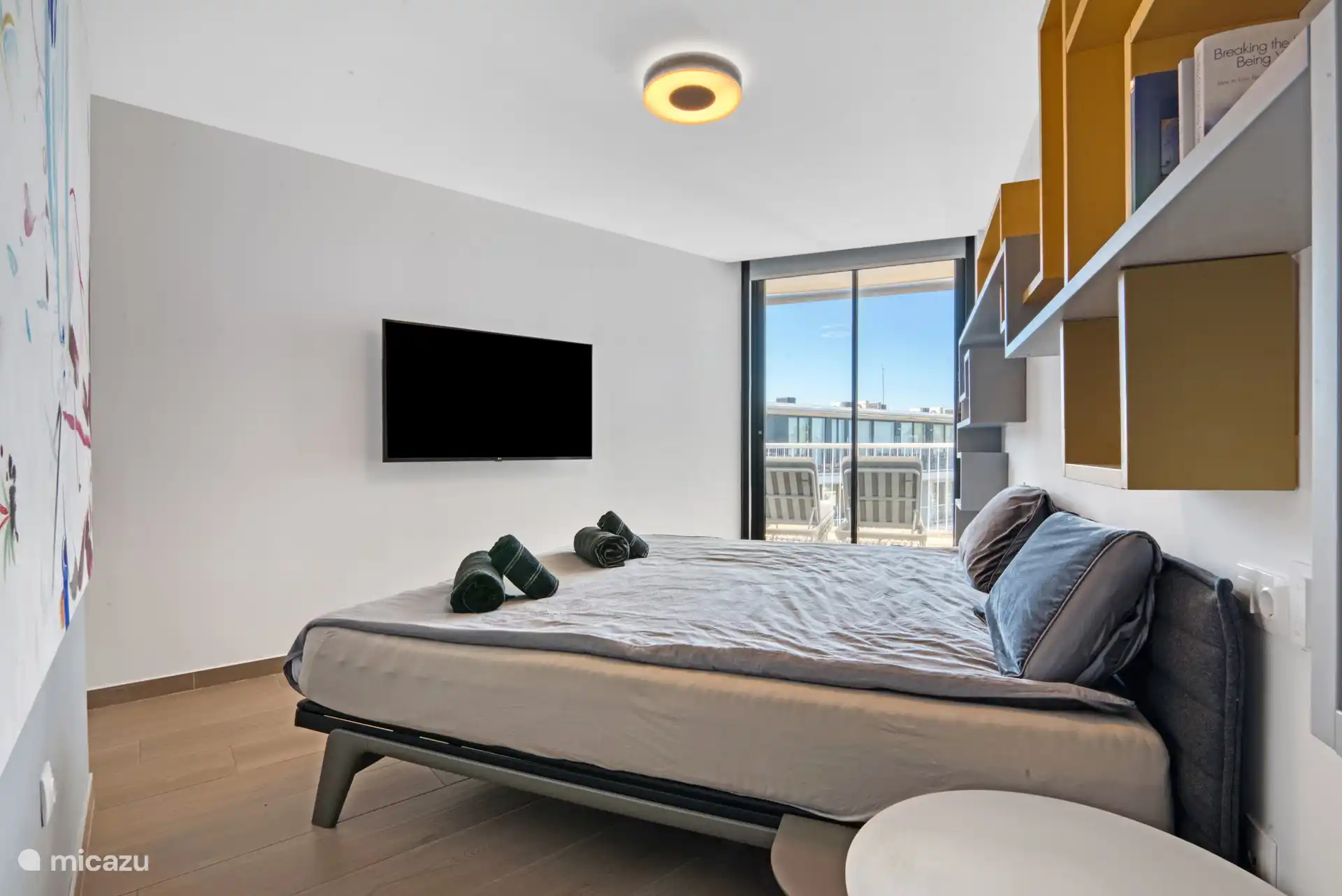 Master bedroom from a different perspective.