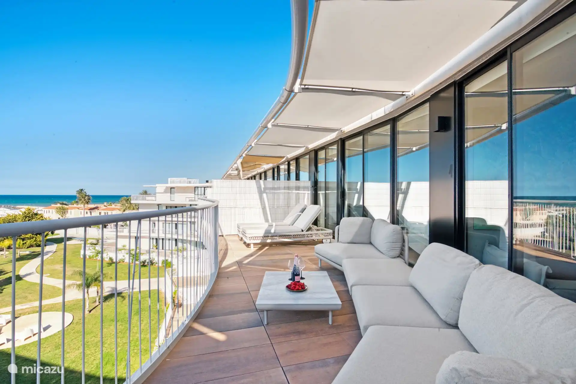 Here is a closer look at the terrace.