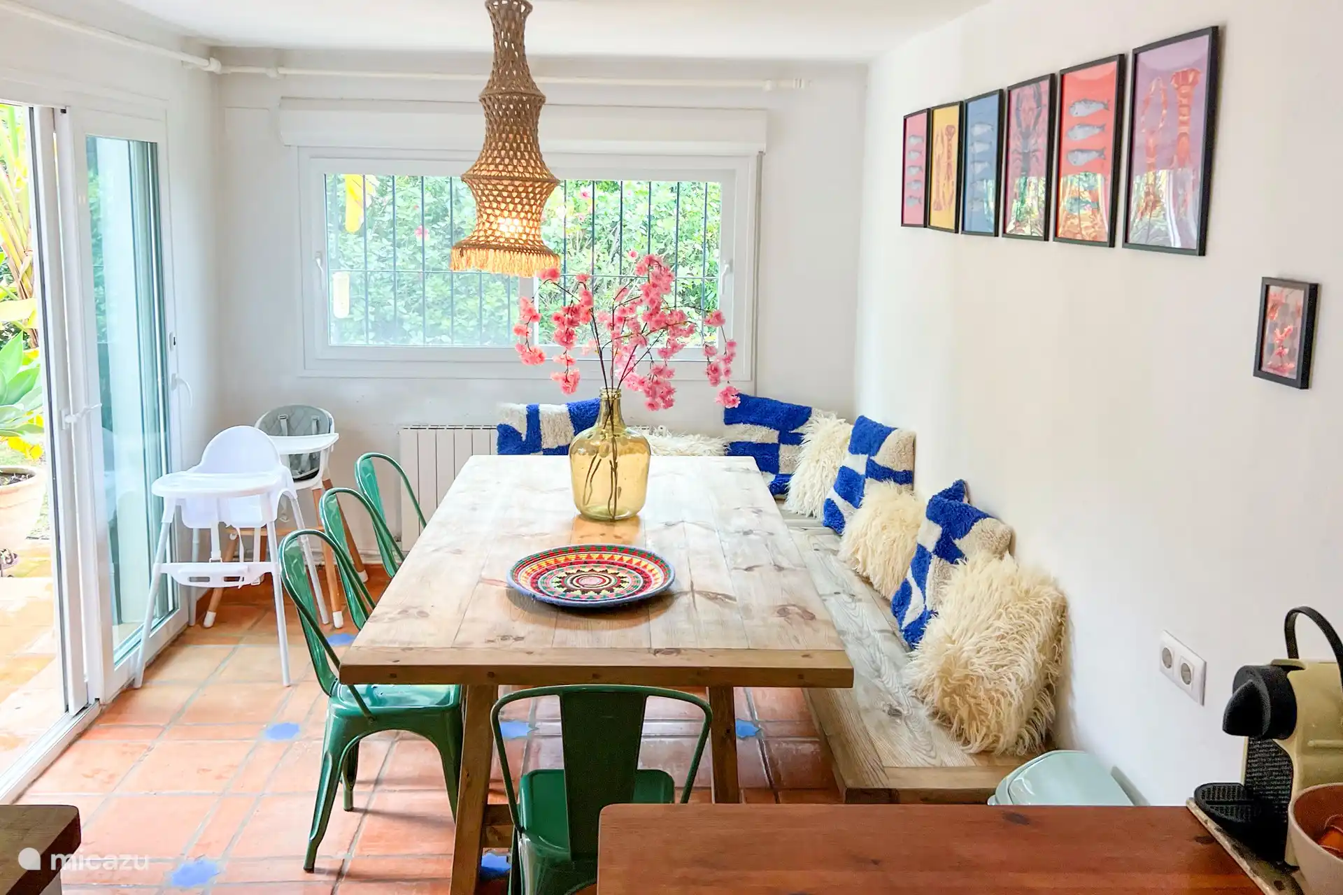 Essbereich in der Küche