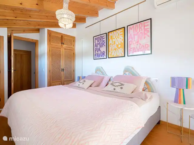 Villa Fave | Espagne, Costa Blanca, Jávea - villa Grande chambre à l'étage avec lit 2x2m