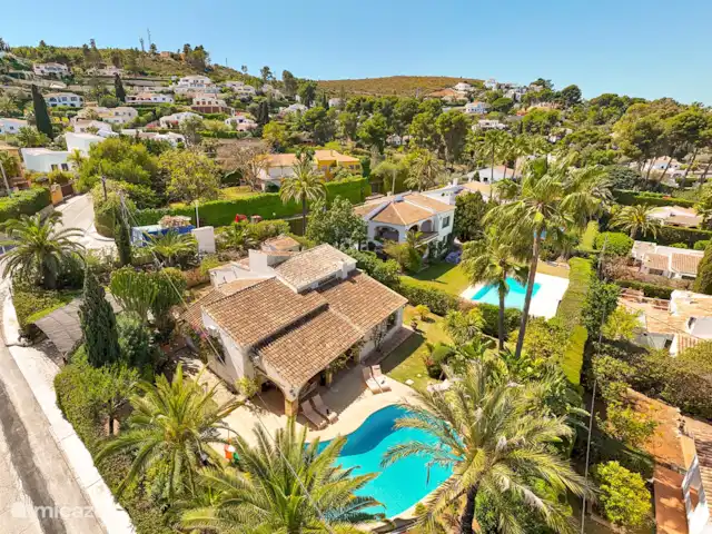 Villa Fave | Espagne, Costa Blanca, Jávea - villa Vue aérienne de la Villa Fave et du quartier verdoyant d’El Tosalet