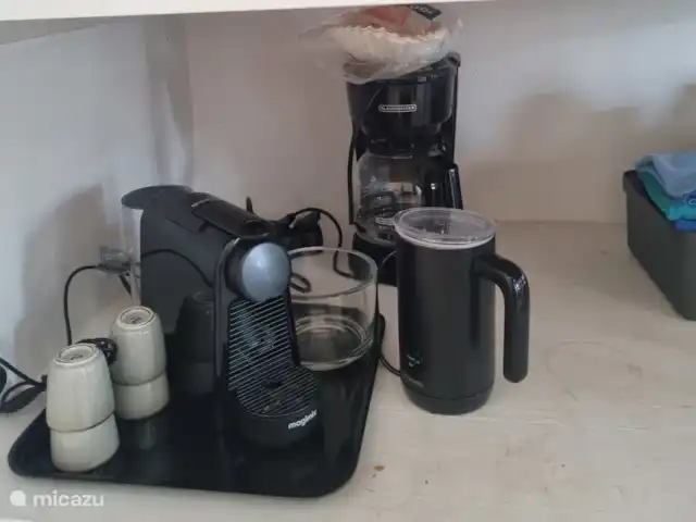 Location de Vacances Curaçao, Curaçao-Centre, Piscadera, maison mitoyenne - Nos Deseo - Emplacement privilégié à Curaçao Nespresso et mousseur à lait