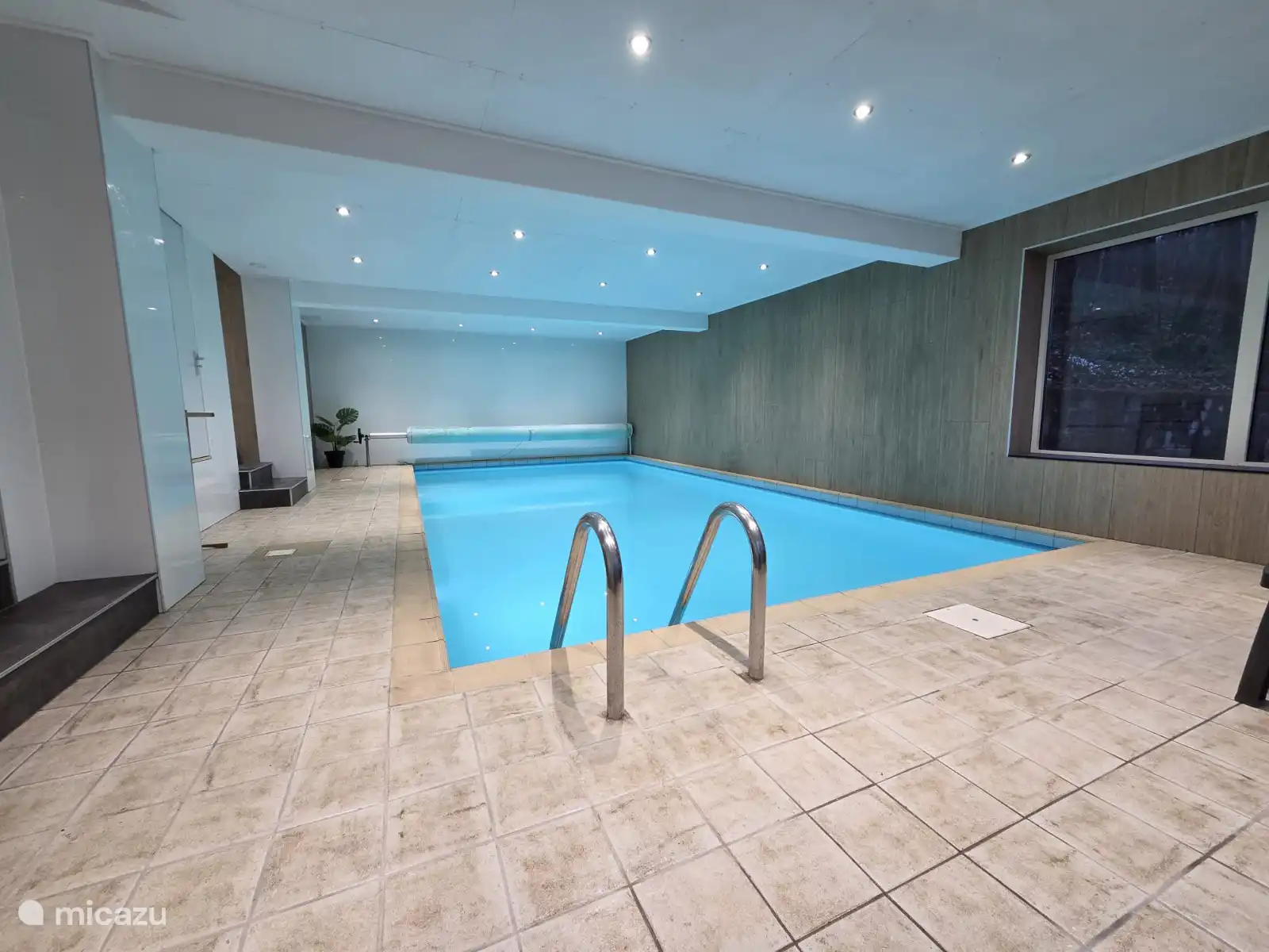 Piscine intérieure avant à gauche