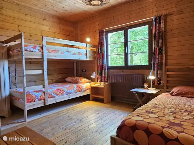 Chalet en bois des Ardennes vue WIFI | Belgique, Ardennes, Manhay - chalet Chambre 3