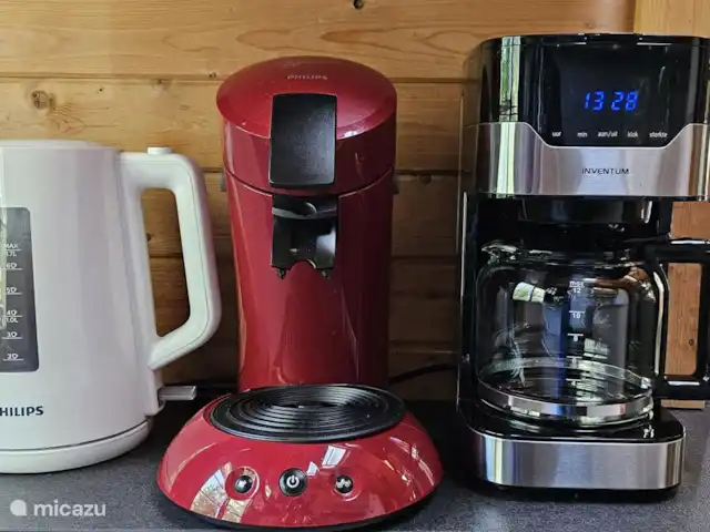 Chalet en bois des Ardennes vue WIFI | Belgique, Ardennes, Manhay - chalet Café filtre, senseo et bouilloire