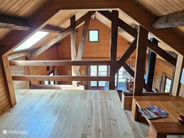 Chalet en bois des Ardennes vue WIFI | Belgique, Ardennes, Manhay - chalet Photo du loft